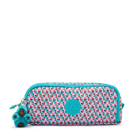 Kipling Gitroy Classic Printed Pencil Case Táska Rózsaszín | HU 1900CT